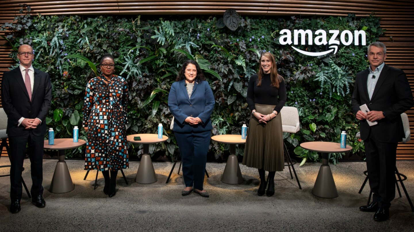 Entrepreneurs and business leaders join Amazon for a conversation on ecommerce at Amazon’s HQ2 in Arlington, Va.
